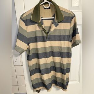 Alfani Green and Cream Sweater